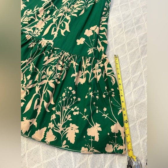 Borgo de Nor Women’s Floral Maxi Ruffle Crossback Dress. Green size 6. - Picture 6 of 13